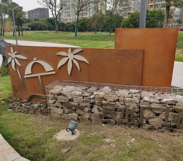 芜湖锈钢板挡土墙