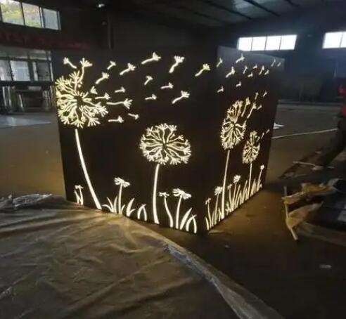 芜湖耐候钢灯箱